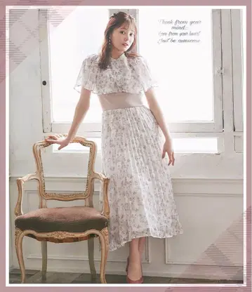 토코 플라워 자수 x 플라워 자카드 원피스 스나이델, 리랜드트루