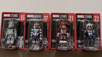 MARVEL STUDIOS 피규어 세트 4체 베어브릭 제일복권