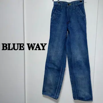 [ BLUE WAY ] 재팬 데님 데님 워크 팬츠 사이즈 26 남성용