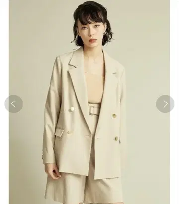 Lily Brown 트윌 더블 자켓