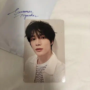 txt MOA와 보내는 여름 PHOTO CARD 범규 유카타 셀카