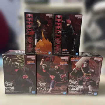 NARUTO 아카츠키 피규어 제츠 카쿠즈 키사메 이타치 사소리 5종 세트