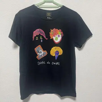 SEKAI NO OWARI 티셔츠 블랙 사이즈 S