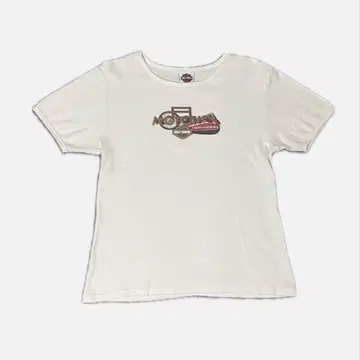 할리데이비슨 여성용 모타운 T셔츠 y2k 양면 usa제