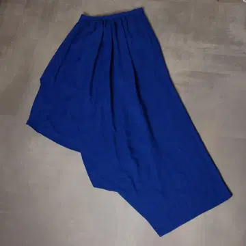 타로 호리우치 TARO HORIUCHI 비대칭 랩스커트 블루