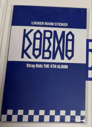 Straykids KARMA POPUP 락커룸 스티커