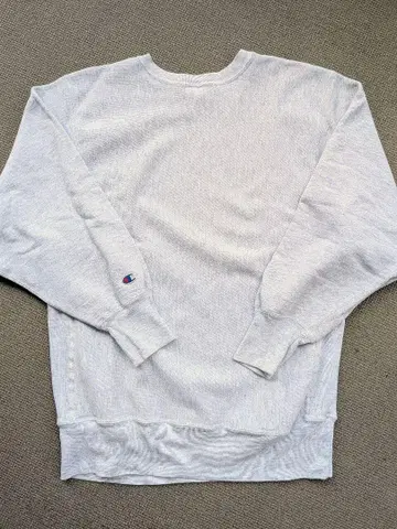 챔피온 리버스 위브 무지 자수 택 90년대