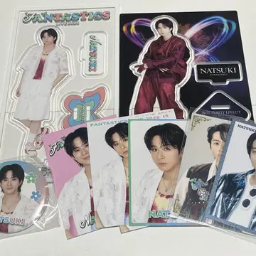FANTASTICS 사와모토 나츠키 아크릴 스탠드, 포토 카드 세트