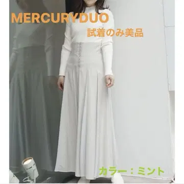 머큐리 듀오 MERCURYDUO 스커트 새상품급 맥시 길이 하이웨스트
