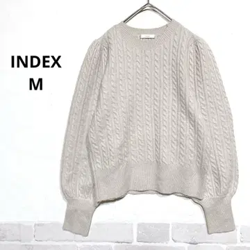 케이블 짜임 니트 긴팔 스웨터 패스 슬리브 고급 베이지 i398