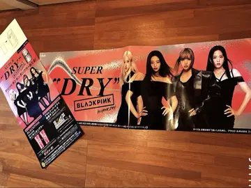 BLACKPINK 아사히 슈퍼 드라이 포스터 2장 세트