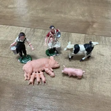 농장 동물과 인형 피규어 세트