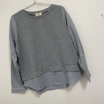 BEAMS HEART / 뒷단추 절개 풀오버