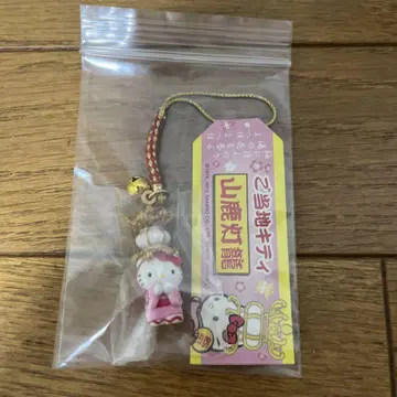 키티 hello kitty 고토치 네즈케 스트랩 야마가 등롱