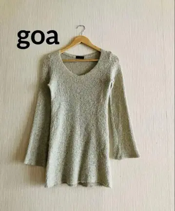 새상품급 goa 모헤어 니트 샤기 빈티지 y2k