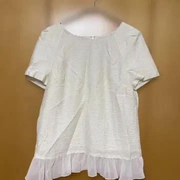 질스튜어트 화이트 프릴 숏팬츠 셋업