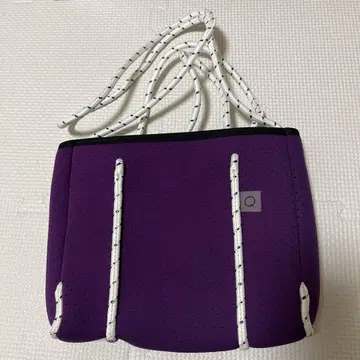 [ 새상품 ] qbag paris 네오프렌 슈퍼 미니 퍼플 단종 상품