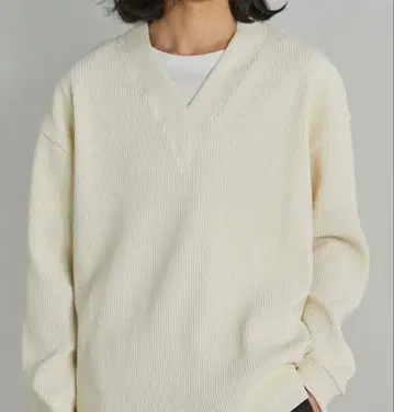 [ 새상품 ] UNITED TOKYO RIPPLE Vneck 풀오버