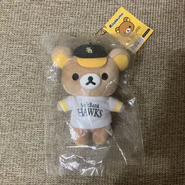 리락쿠마 소프트뱅크 호크스 봉제 인형