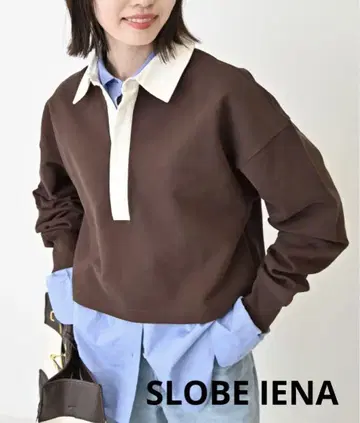 SLOBE IENA 크롭 라거 풀오버 긴팔