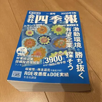 회사 사계절보 2025년 3집 와이드판