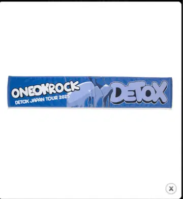 ONE OK ROCK 원오크 2025 DETOXJAPAN 머플러 타월