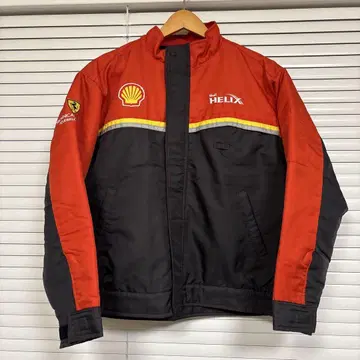 새상품급 S 사이즈 쇼와 쉘 방한 블루종 충전솜 페라리 유니폼 71