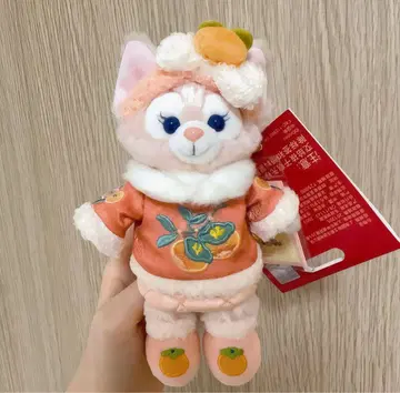 상하이 디즈니 리나벨 신춘 한정판 봉제 인형 엄선된 달콤한 얼굴