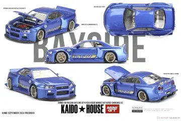 MINIGT KAIDO HOUSE GT-R(R34) SHINJUKU V2