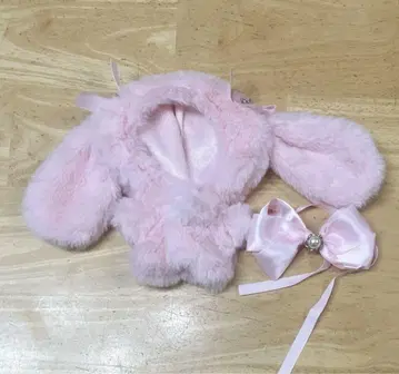 자카마트 봉제 인형 코스튬 토끼 핑크 17cm