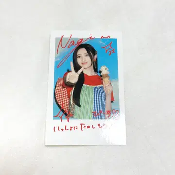 노기자카46 한여름 전국 투어 이노우에 와카나 카페 폴라로이드풍 스티커