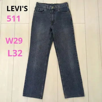 LEVI'S 511-0302 여성용 W29 L32 일본제 데님