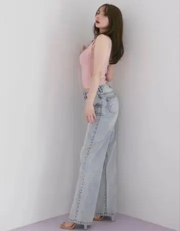andmary Heart plump 데님