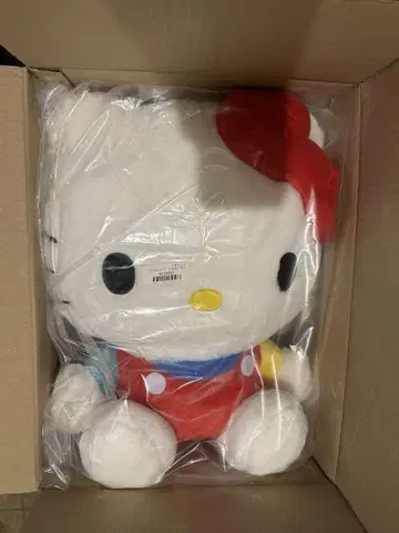 산리오 헬로키티 봉제 인형 레트로 컬러 점보 BIG 빅