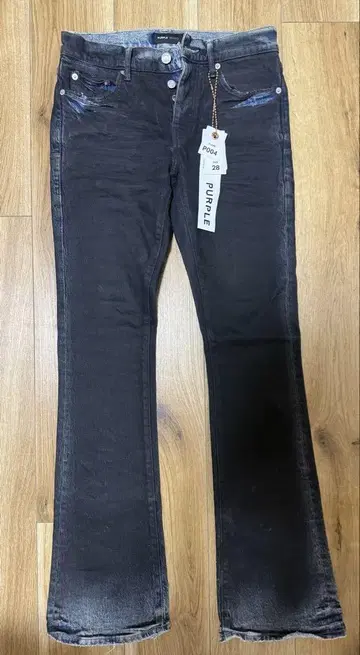 purple brand low rise flared jeans