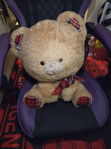 앉아 곰인형 봉제 인형
