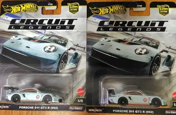 2대 세트 Hot Wheels Porsche 911 GT3 R 992