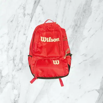 Wilson 윌슨 테니스 라켓 백팩 컬러/레드 백팩