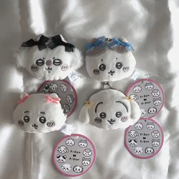미니 복주머니 리본 치이카와 (먼작귀) 하치와레 토끼 모몽가
