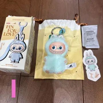 LABUBU PIN FOR LOVE 봉제 인형 펜던트 I