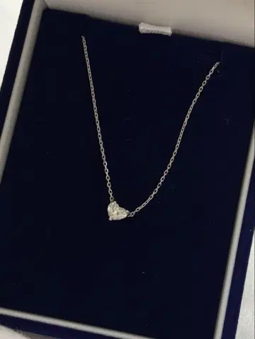LK 살롱 캔라보 0.3ct 하트 쉐이프 목걸이 WG