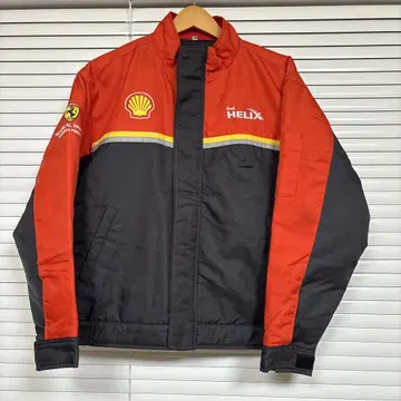 새상품급 S 사이즈 쇼와쉘 방한 블루종 충전솜 페라리 유니폼 73