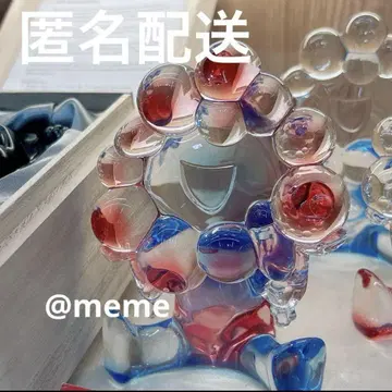 [ 미개봉 새상품 ] 미야쿠미야쿠 클리어 피규어 (레드 x 블루) 만박
