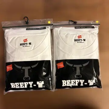[ 새상품 ] BEEFY XL 포켓 T셔츠 2장 세트  헤인즈