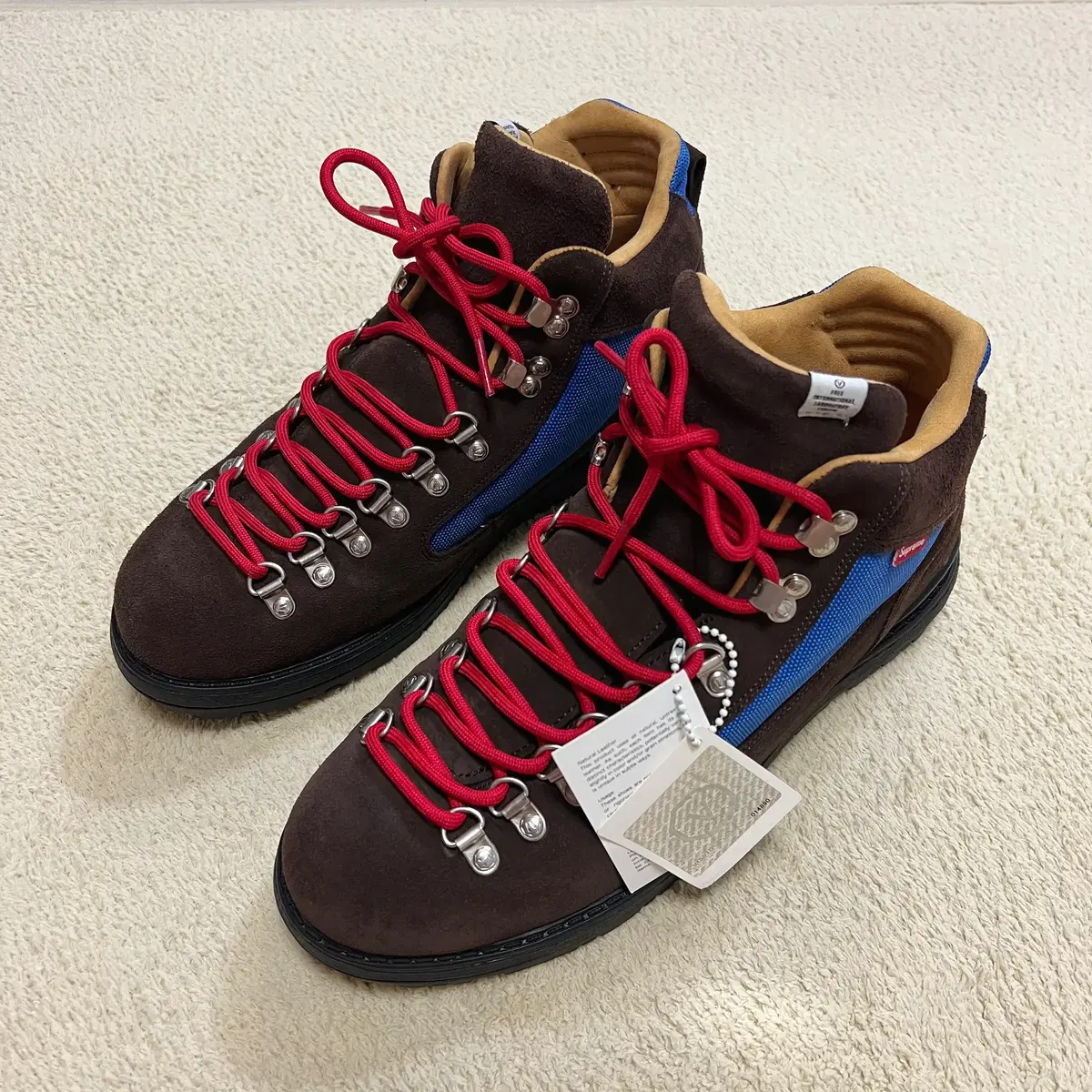 270] Supreme Visvim Serra Hiking Boots Brown Blue 2008 | Bunjang