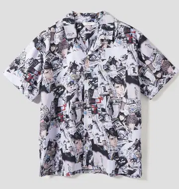 XL 사이즈 데스노트 콜라보 셔츠