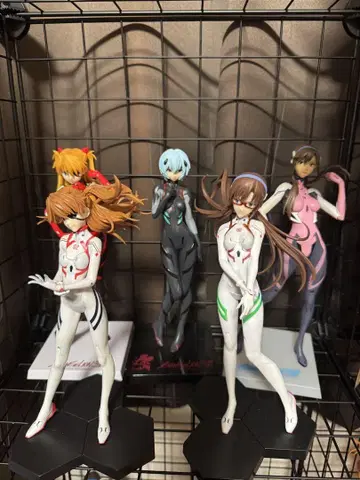 에반게리온 피규어 5체 세트