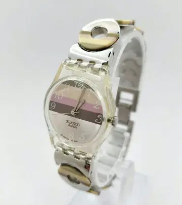 스와치 METALLIC DUNE LK258G 손목시계
