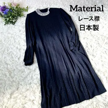 [ Material ] 넉넉한 원피스 레이스 옷깃 일본제