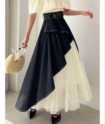 RESEXXY 튤 볼륨 스커트 블랙